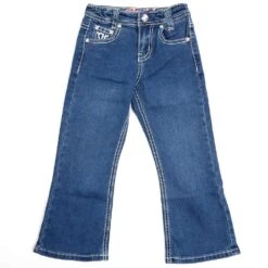 COWBOY HARDWARE Girls Cowgirl Hardware Toddler Jeans -Cinc Clothing Shop 802092 450 3