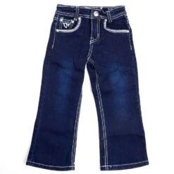 Girls Cowgirl Hardware Toddler Jeans -Cinc Clothing Shop 802094 810 3