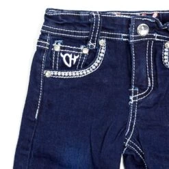 Girls Cowgirl Hardware Toddler Jeans -Cinc Clothing Shop 802094 810 4