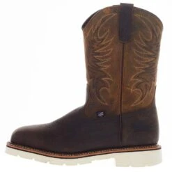 Weinbrennerusa Thorogood Men's Square Wellington Pebble Brown Steel Toe Boot -Cinc Clothing Shop 804 4331 03