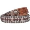 Men's Double J Roan Cowhide Studed Belt -Cinc Clothing Shop 8065 default l