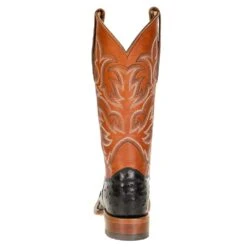 Justin Boots Men's Pascoe Black Full Quill Ostrich 13in. Rebel Suntan Top Cowboy Boots 10 Justin Boots Men's Pascoe Black Full Quill Ostrich 13in. Rebel Suntan Top Cowboy Boots -Cinc Clothing Shop 8097 3