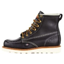 Weinbrennerusa Men`s Thorogood Black 6` Soft Toe Lace Up Work Boot -Cinc Clothing Shop 814 6201 3