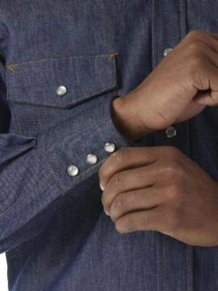 Wrangler Mens FR Flame Resistant Long Sleeve Twill Work Shirt -Cinc Clothing Shop 81JTf9pqGlL