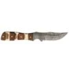 Western Fashion Damascus Mini Stag Wood Handle Knife W/Sheath -Cinc Clothing Shop 82620 default l