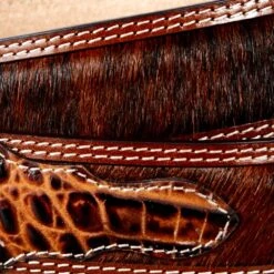 Gem Dandy Accessories Men's Two Tone Hair On Hide Belt -Cinc Clothing Shop 8643500 707 2