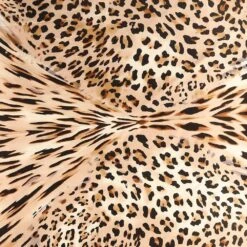Wyoming Traders Men's Leopard Charmeuse Silk Wild Rag