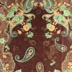 Wyoming Traders Men's Hickory Mint Charmeuse Silk Wild Rag