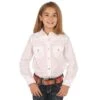 Wrangler Girls White Western Shirt -Cinc Clothing Shop 88828 default l