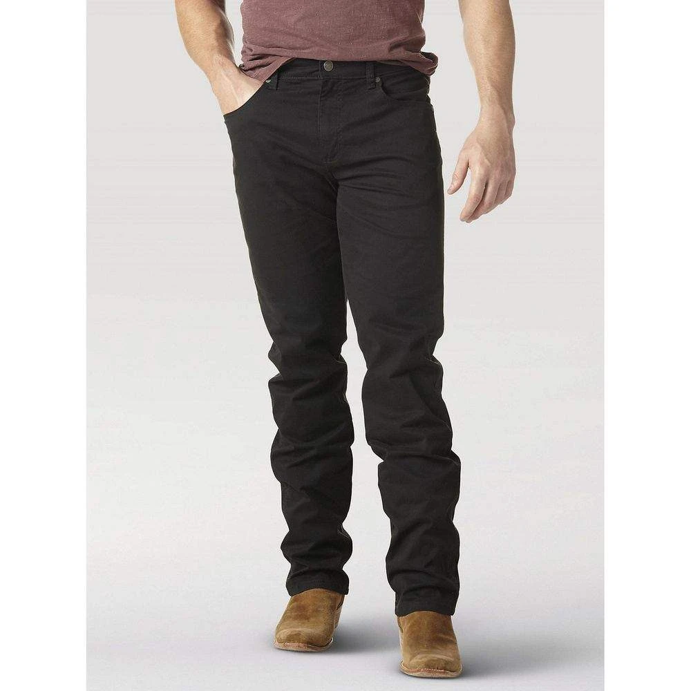 Wrangler Men's 88 Slim Straight Black Jeans 5 Wrangler Men's 88 Slim Straight Black Jeans - Image 3