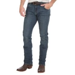 Wrangler Mens Retro Slim Straight Portland Wash Jeans -Cinc Clothing Shop 88MWZPD1