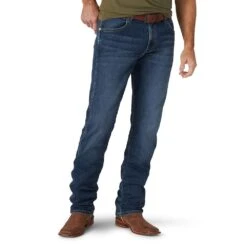 Wrangler Men's Retro 88 Slim Straight Jeans 7 Wrangler Men's Retro 88 Slim Straight Jeans -Cinc Clothing Shop 88MWZPF 1