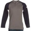 Mens FR Navy/Grey Two Tone Henley Shirt -Cinc Clothing Shop 91399 default l