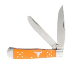 Cattlemans Cutlery Trapper Knife Brahma Bull