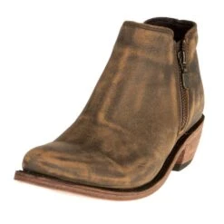 Liberty Black Inara Vintage Canela Double Zipper Booties