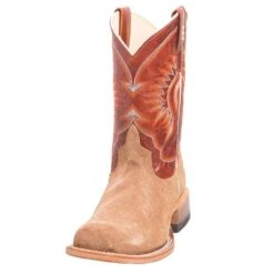 Anderson Bean Kid's Anderson Bean Golden Crazy Horse Reverse Roughout Cowboy Boot