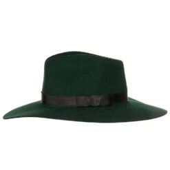 Women's M+F Green With Black Band Fashion Hat -Cinc Clothing Shop 98T7890828 2
