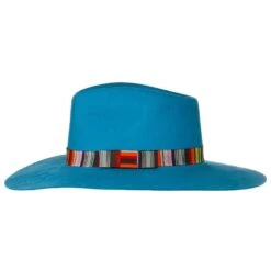 Women's M+F Turquoise With Serape Band Fashion Hat -Cinc Clothing Shop 98T7891233 2