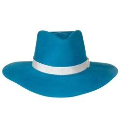 Women's M+F Turquoise With White Band Fashion Hat -Cinc Clothing Shop 98T7891333 1