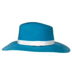 Women's M+F Turquoise With White Band Fashion Hat -Cinc Clothing Shop 98T7891333 2