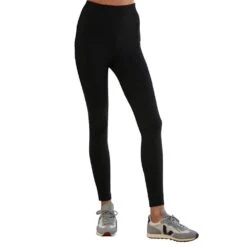 By Together Women's Black High Rise Ankle Length Leggings -Cinc Clothing Shop A1006 BLACK 1