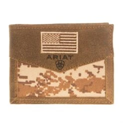 Bi-fold Digital Camo With Flag Wallet -Cinc Clothing Shop A3536844