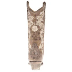 Corral Women's Tobacco Studs And Flowers Boot -Cinc Clothing Shop A3572 3
