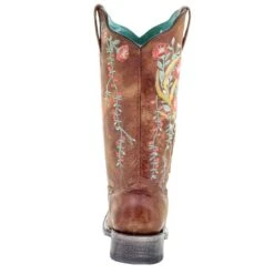 Corral Womens Corral Tan Deer Skull Overlay Boot -Cinc Clothing Shop A3708 4