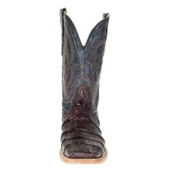 Men's Corral Rodeo Performance Chocolate Caiman 12in. Blue Embroidery Top Square Toe -Cinc Clothing Shop A4057 1 202362ac 044c 42c1 9c0f 3974173c7655