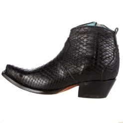 Corral Womens Corral Black Python Ankle Bootie -Cinc Clothing Shop A4071 3