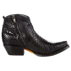 Corral Womens Corral Black Python Ankle Bootie -Cinc Clothing Shop A4071 5