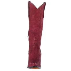 Corral Women`s Red Python 15in. Top Boot -Cinc Clothing Shop A4194 2
