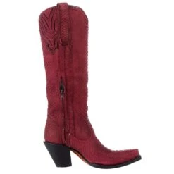 Corral Women`s Red Python 15in. Top Boot -Cinc Clothing Shop A4194 5