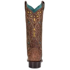 Corral Women`s Brown Inlay Embroidered Cowgirl Boot -Cinc Clothing Shop A4207 4