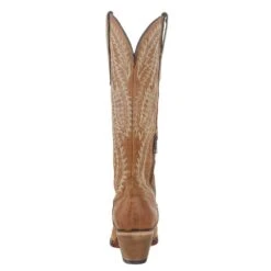 Corral Women`s Golden Embroidered 15in. Tall Top Boot -Cinc Clothing Shop A4216 4