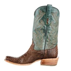 Corral Brown Python Cowboy Boots -Cinc Clothing Shop A4287 5