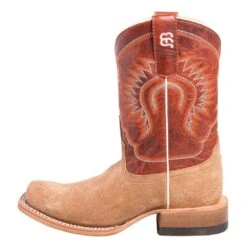 Kid's Anderson Bean Golden Crazy Horse Reverse Roughout Cowboy Boot -Cinc Clothing Shop ABK1547 2 19b97066 1082 4c8b 88d5 5f2e3674399f