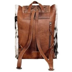 American Darling Tooled Cowhide Backpack -Cinc Clothing Shop ADBG363BRWBR 05
