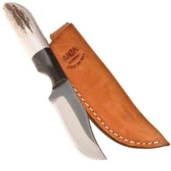 Anza Small Clip Point Knife With Micarta Elk Handle -Cinc Clothing Shop AZ WK 2 E 2