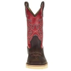 Old West Children's Brown Rugby Grenadine Red Boot -Cinc Clothing Shop BCS1951 1