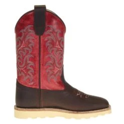 Old West Children's Brown Rugby Grenadine Red Boot -Cinc Clothing Shop BCS1951 4