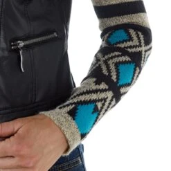 Montanaco Women's Aztec Faux Leather Jacket -Cinc Clothing Shop BF18280 04