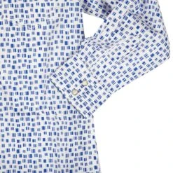 Boy's Wrangler 20X Competition Blue Print Shirt -Cinc Clothing Shop BJC335B 3