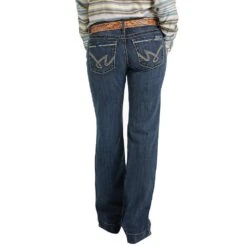 Cruel Girl Women's Denim Jayley Trouser 5 Cruel Girl Women's Denim Jayley Trouser -Cinc Clothing Shop CB19254001 1