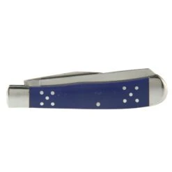 Cattlemans Cutlery Blue Trapper Pocket Knife -Cinc Clothing Shop CC0002BL 3