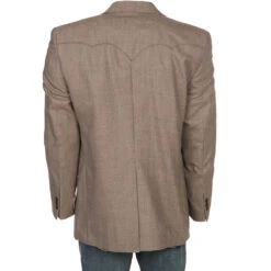 Circle S Men's Brown Plano Sport Coat -Cinc Clothing Shop CC1032 58 3