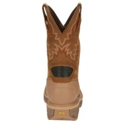Justin Boots Men's Commander Montana Rust Waterproof 11in. Nano Composite Work Boot 10 Justin Boots Men's Commander Montana Rust Waterproof 11in. Nano Composite Work Boot -Cinc Clothing Shop CR2124 3