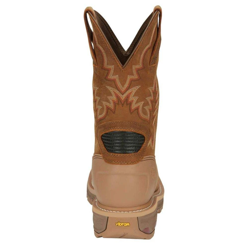 Justin Boots Men's Commander Montana Rust Waterproof 11in. Nano Composite Work Boot 6 Justin Boots Men's Commander Montana Rust Waterproof 11in. Nano Composite Work Boot - Image 4