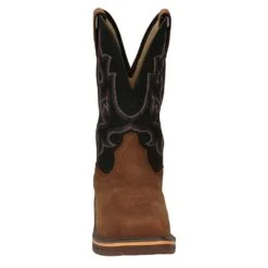 Justin Boots Men's Russett Resistor Caramel 13in. Black H20 Nano Comp Work Boot -Cinc Clothing Shop CR4012 11