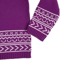 Cotton And Rye Outfitters Girl's Longhorn Purple Sweater -Cinc Clothing Shop CRG212PL 03